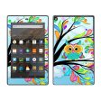 Colorful Artistic Owl In Tree  Amazon Fire HD 8 Skin For Sale