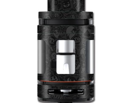 Black Sticker Slap Design Smok TFV8 Mini Big Baby Beast Skin Online Hot Sale