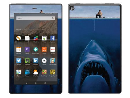 Great White Shark  Boat Amazon Fire HD 8 Skin Cheap