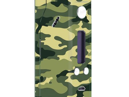 Green Camo Original Camouflage Wismec Reuleaux RX200  Skin Supply