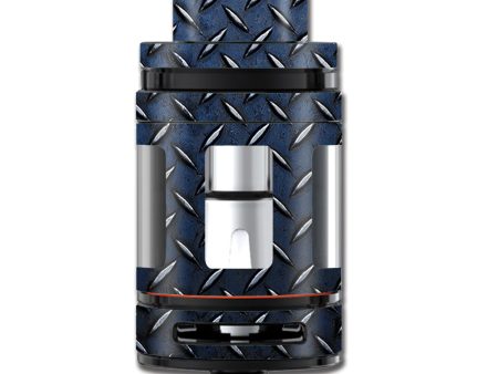 Diamond Plate Aged Steel Smok TFV8 Mini Big Baby Beast Skin Discount