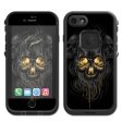 Golden Skull, Glowing Skeleton Lifeproof Fre iPhone 7 or iPhone 8 Skin Discount