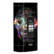 Skull Wild Line Electric Wismec Predator 228 Skin For Discount