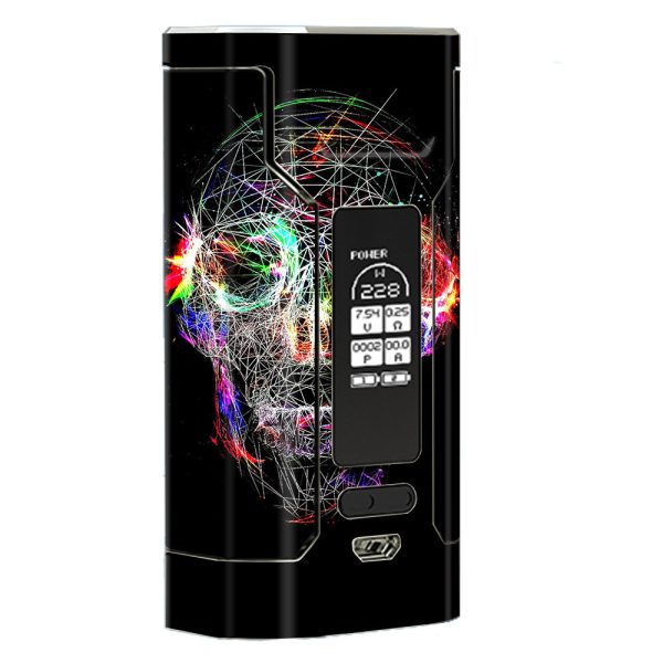 Skull Wild Line Electric Wismec Predator 228 Skin For Discount