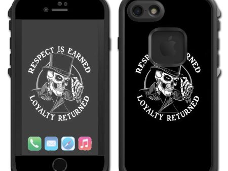 Respect Is Earned,Loyalty Returned Lifeproof Fre iPhone 7 or iPhone 8 Skin Supply