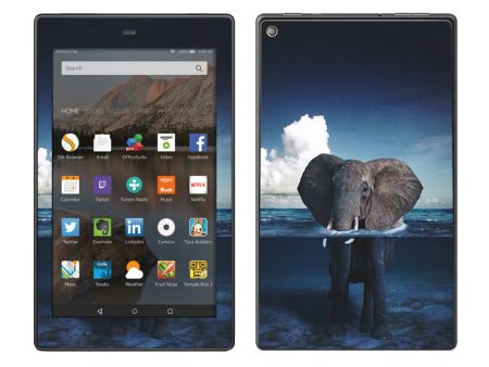 Elephant Under Water Amazon Fire HD 8 Skin Online Sale