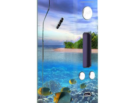 Underwater Snorkel Tropical Fish Island Wismec Reuleaux RX200  Skin Discount