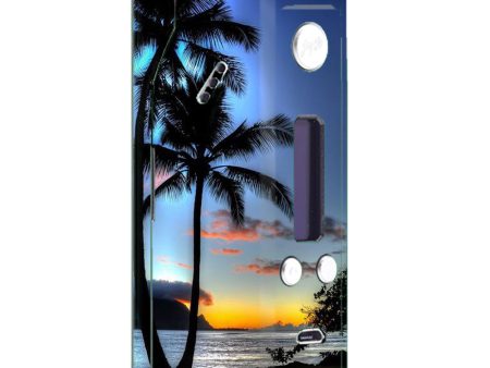 Paradise Sunset Palm Trees Wismec Reuleaux RX200  Skin Discount