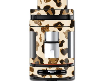 Brown Leopard Skin Pattern Smok TFV8 Mini Big Baby Beast Skin Online Hot Sale