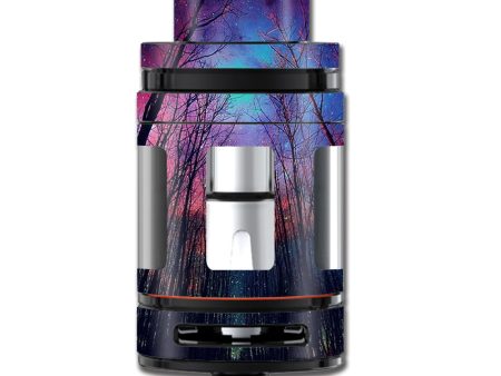 Galaxy Sky Through Trees Forest Smok TFV8 Mini Big Baby Beast Skin For Discount