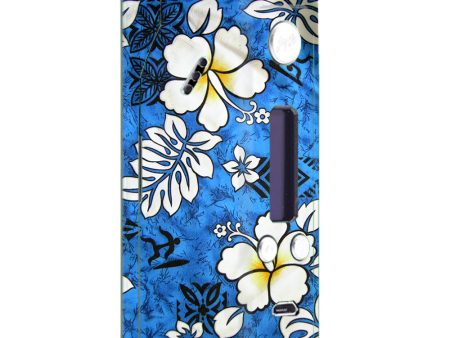 Tropical Hibiscus Floral Pattern Wismec Reuleaux RX200  Skin For Cheap