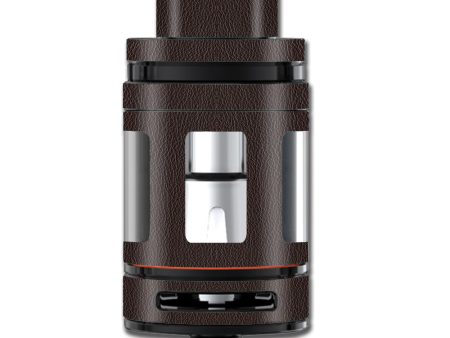 Brown Leather Design Pattern Smok TFV8 Mini Big Baby Beast Skin For Sale