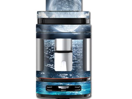 Giant Moon Over The Ocean Smok TFV8 Mini Big Baby Beast Skin Online now