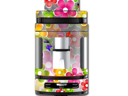 Butterflies And Daisies Flower Smok TFV8 Mini Big Baby Beast Skin Discount