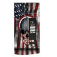 America Skull Military Usa Murica Wismec Predator 228 Skin Online now