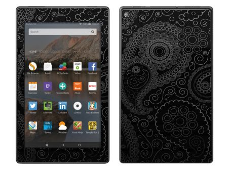 Paisley Black Amazon Fire HD 8 Skin Online Hot Sale