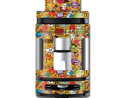 Comic Sticker Slap Cartoon Smok TFV8 Mini Big Baby Beast Skin For Discount