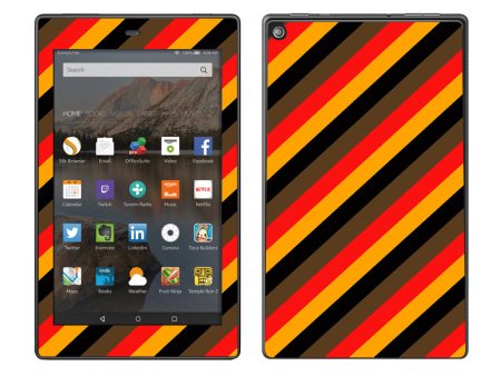 Retro 70 S Lines Amazon Fire HD 8 Skin Supply