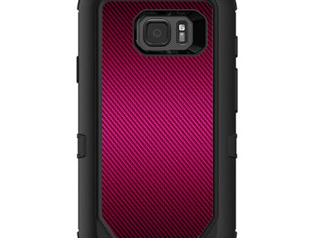 Pink,Black Carbon Fiber Graphite Otterbox Defender Samsung Galaxy S7 Active Skin Online