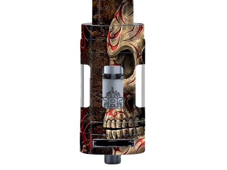 Wicked Evil Tribal Skull Tattoo Smok TFV8 Tank Skin Online