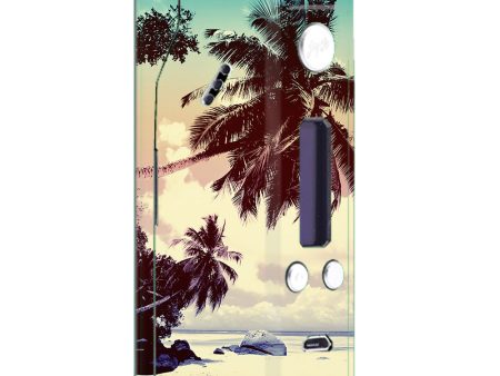 Palm Trees Vintage Beach Island Wismec Reuleaux RX200  Skin Fashion