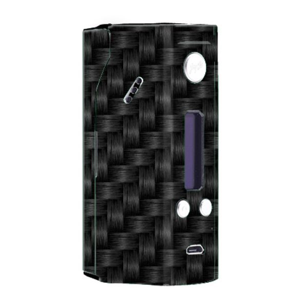 Black Grey Carbon Fiber Weave Wismec Reuleaux RX200  Skin Discount