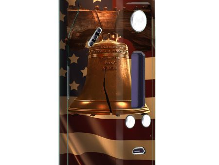 Liberty Bell America Strong Wismec Reuleaux RX200  Skin on Sale