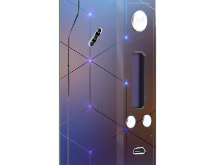 Vector Weird Digital Glass Wismec Reuleaux RX200  Skin Hot on Sale