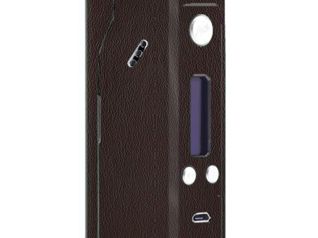 Brown Leather Design Pattern Wismec Reuleaux RX200  Skin Supply