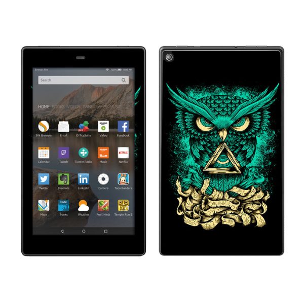 Awesome Owl Evil Amazon Fire HD 8 Skin Online Sale