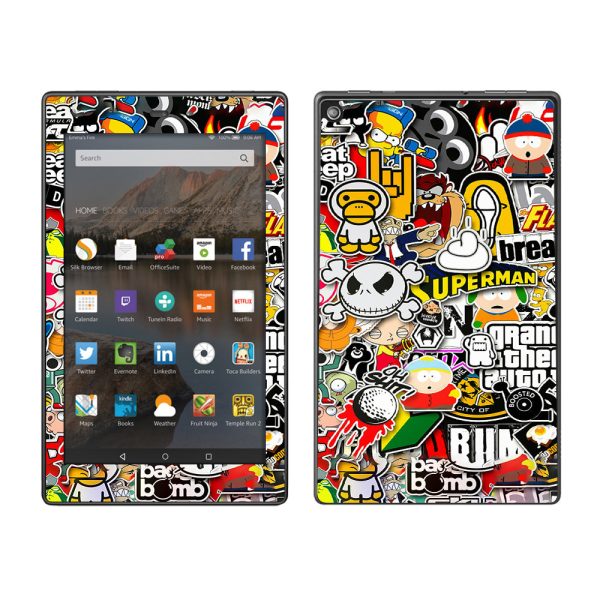 Sticker Slap Amazon Fire HD 8 Skin For Cheap