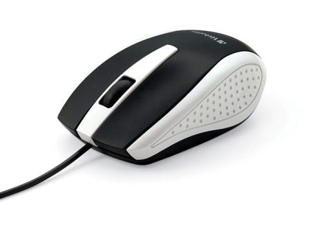 Verbatim Corded Notebook Optical Mouse - White Supply