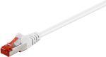 F UTP CAT6 0.5m White PVCMicroConnect Supply